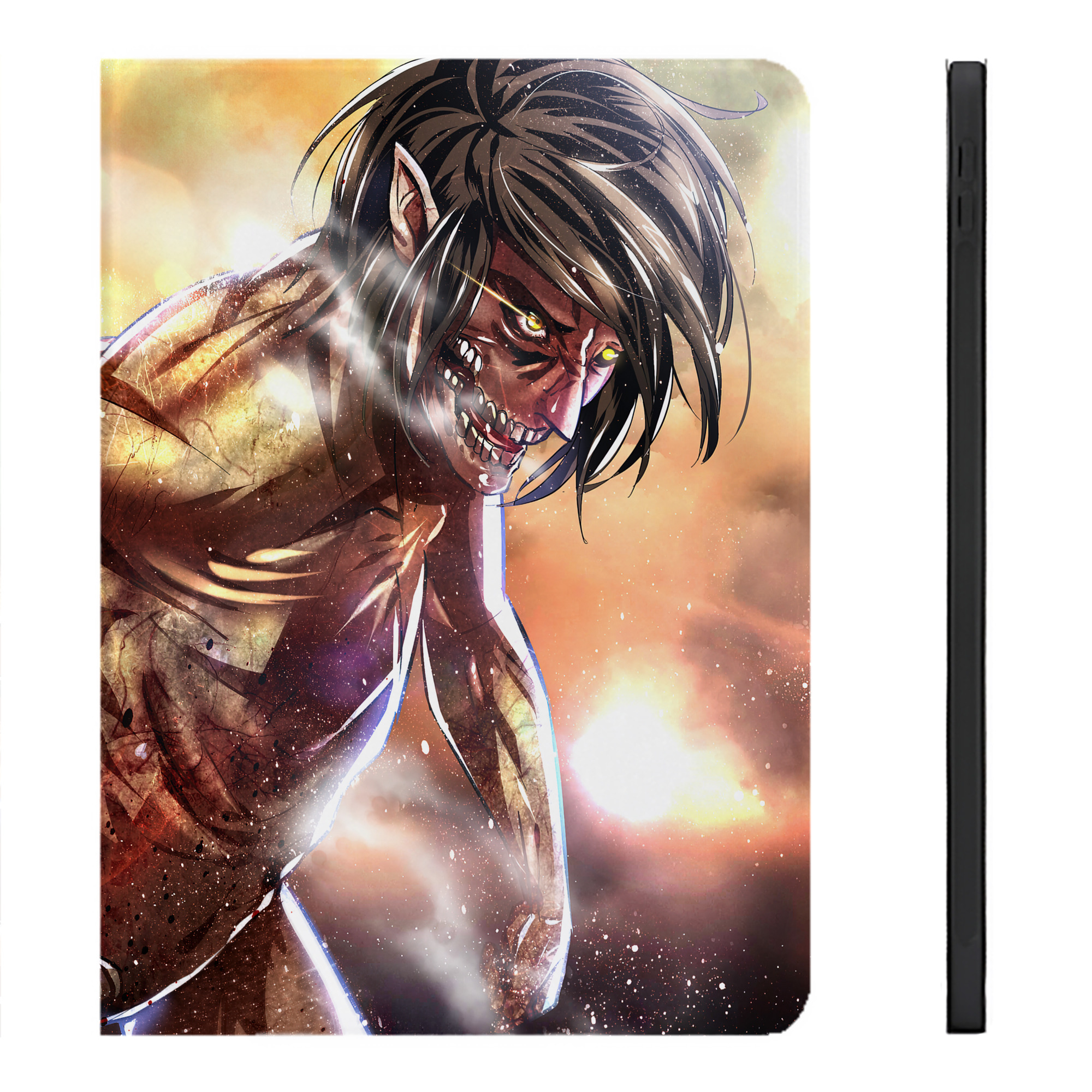 （画像用） 進撃の巨人 Attack on Titan IPadケース ペンホルダー付き ブックスタイルデザイン